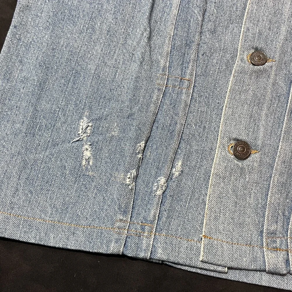 Levis Orange Tab Jacket Pleated Type Two Vintage Western Rodeo Levi Denim 1970s